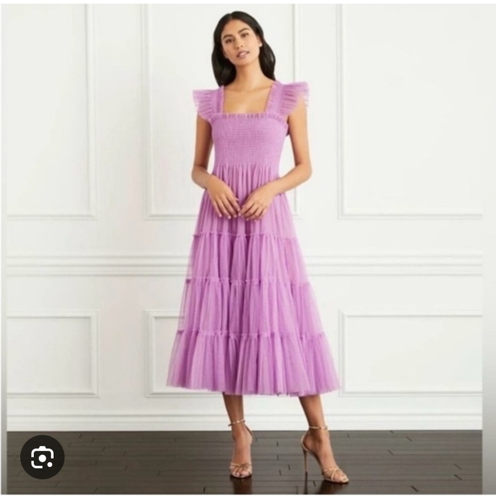 Hill House Home Ellie Nap Dress in Tulle - Lilac Sky